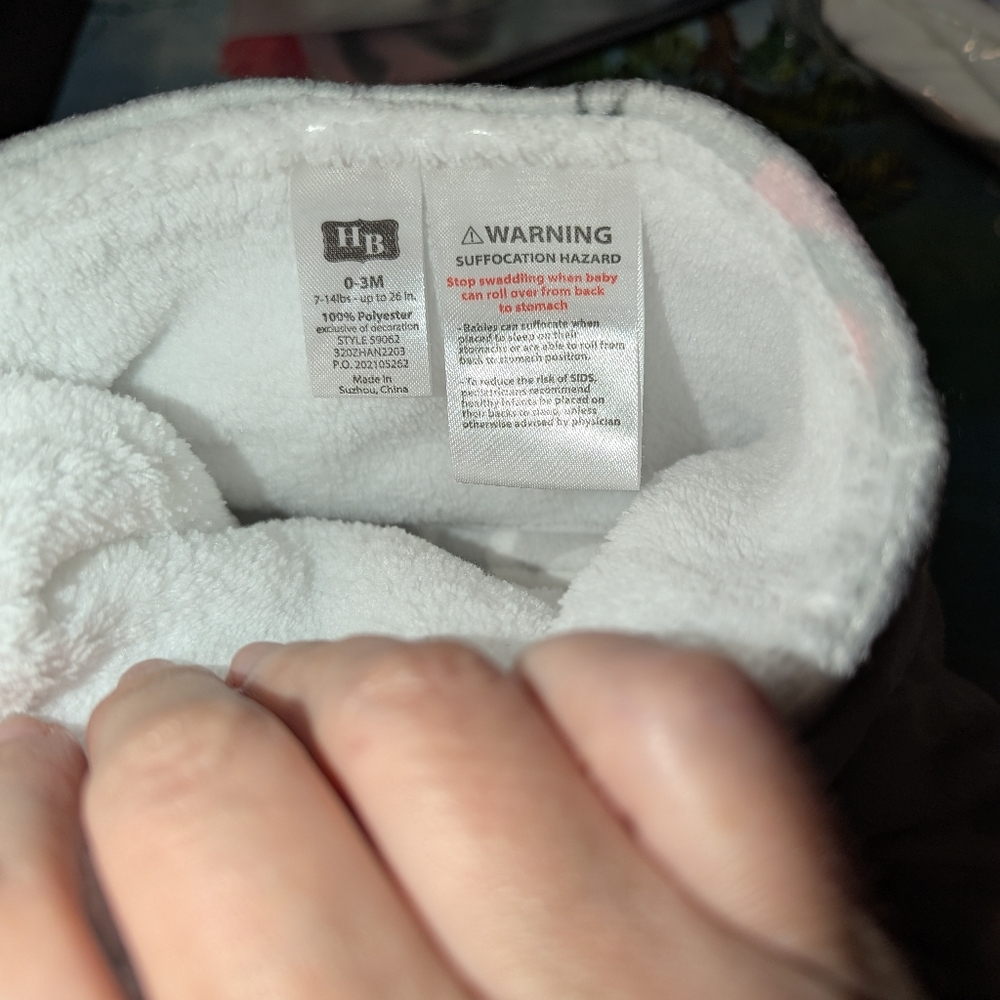 ~Hudson Baby Unicorn Swaddle Wrap 0-3 Months New Without Tags - Picture 6 of 6
